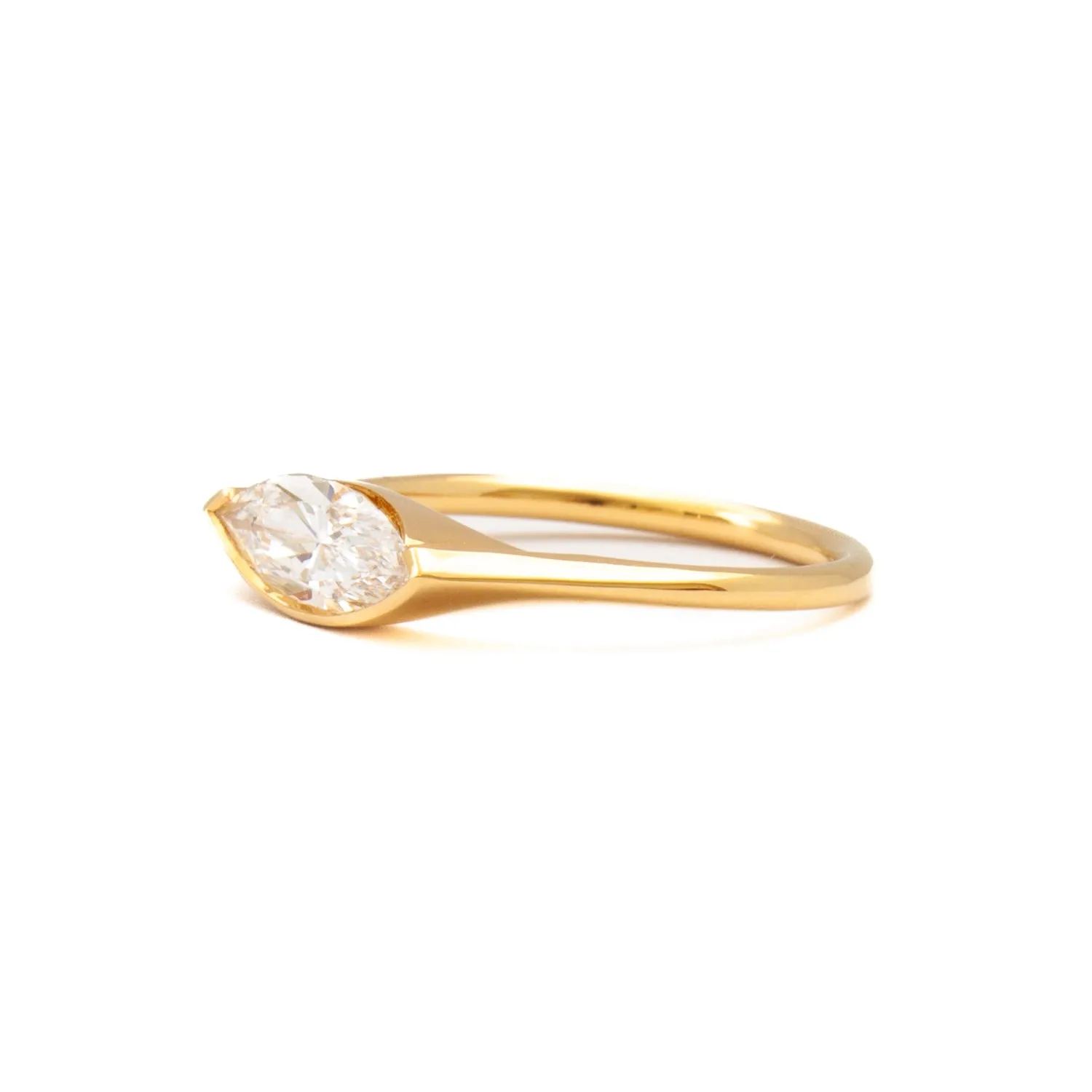 0.78 ct Stream Marquise Diamond Ring