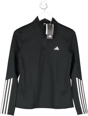 adidas Black 1/2 Zip Top UK S