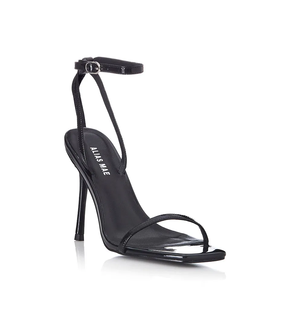 Alias Mae - Minny Heel - Black Patent