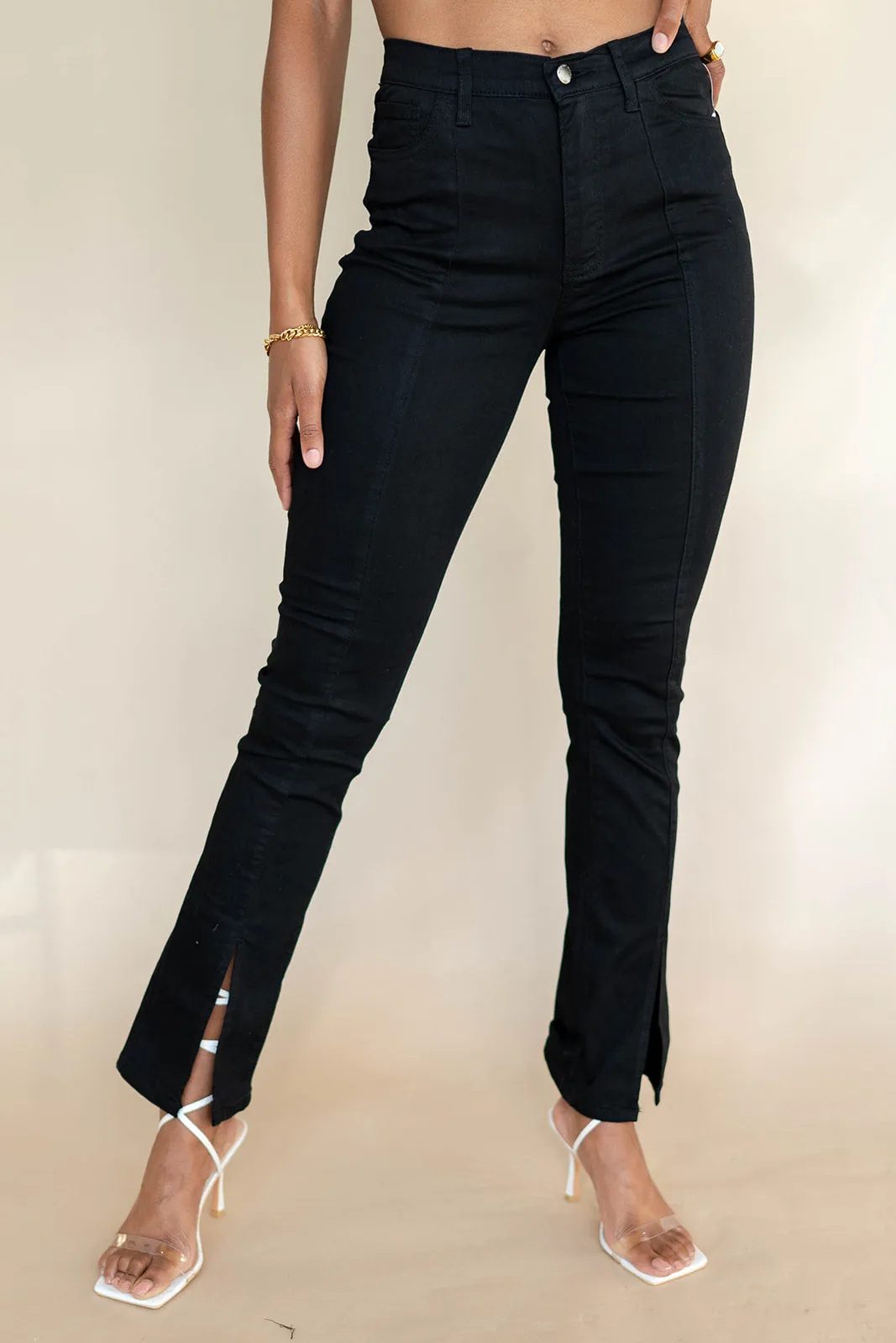 amelia front slit jeans 2.0