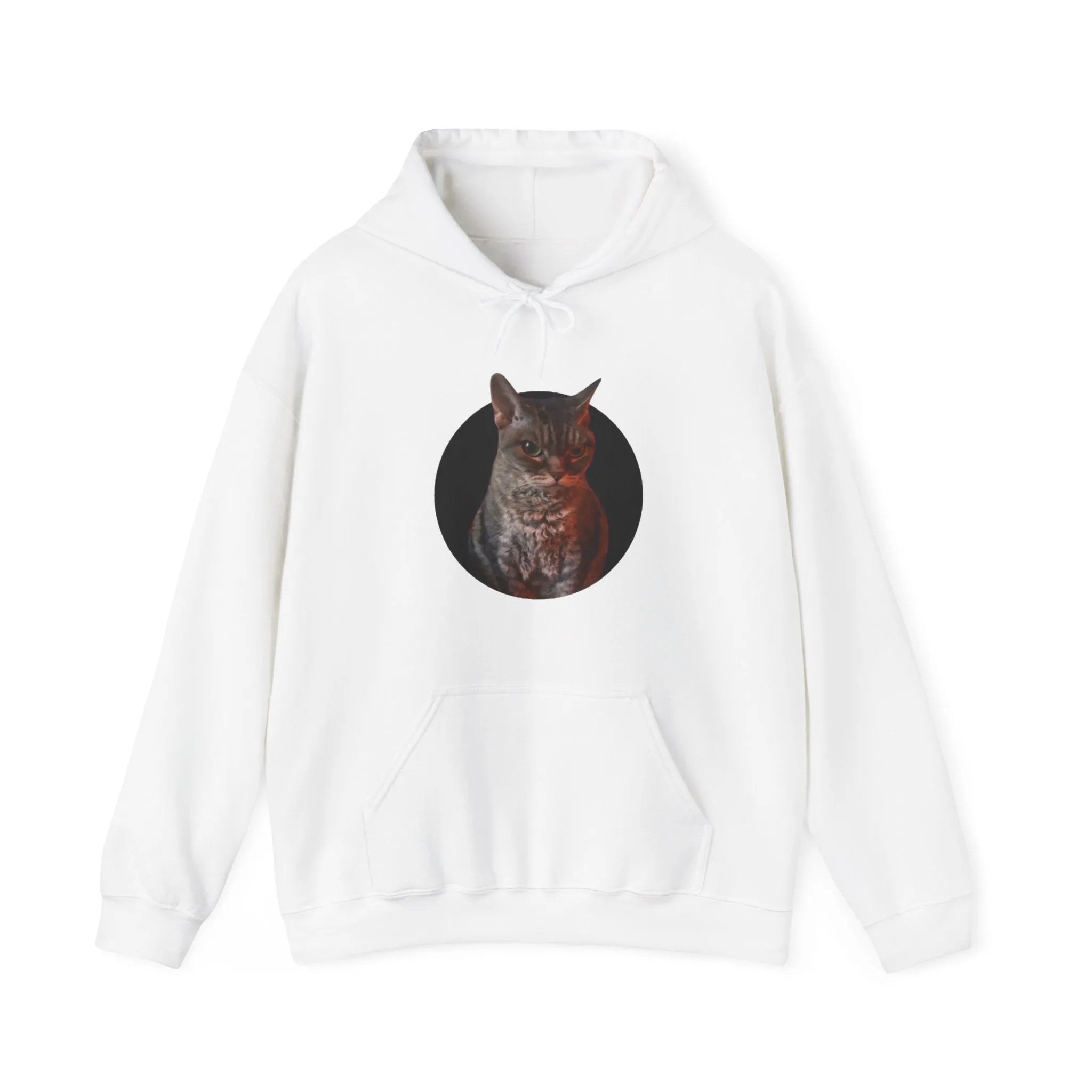 Angry Cat Meme Unisex Heavy Blend Hooded Sweatshirt