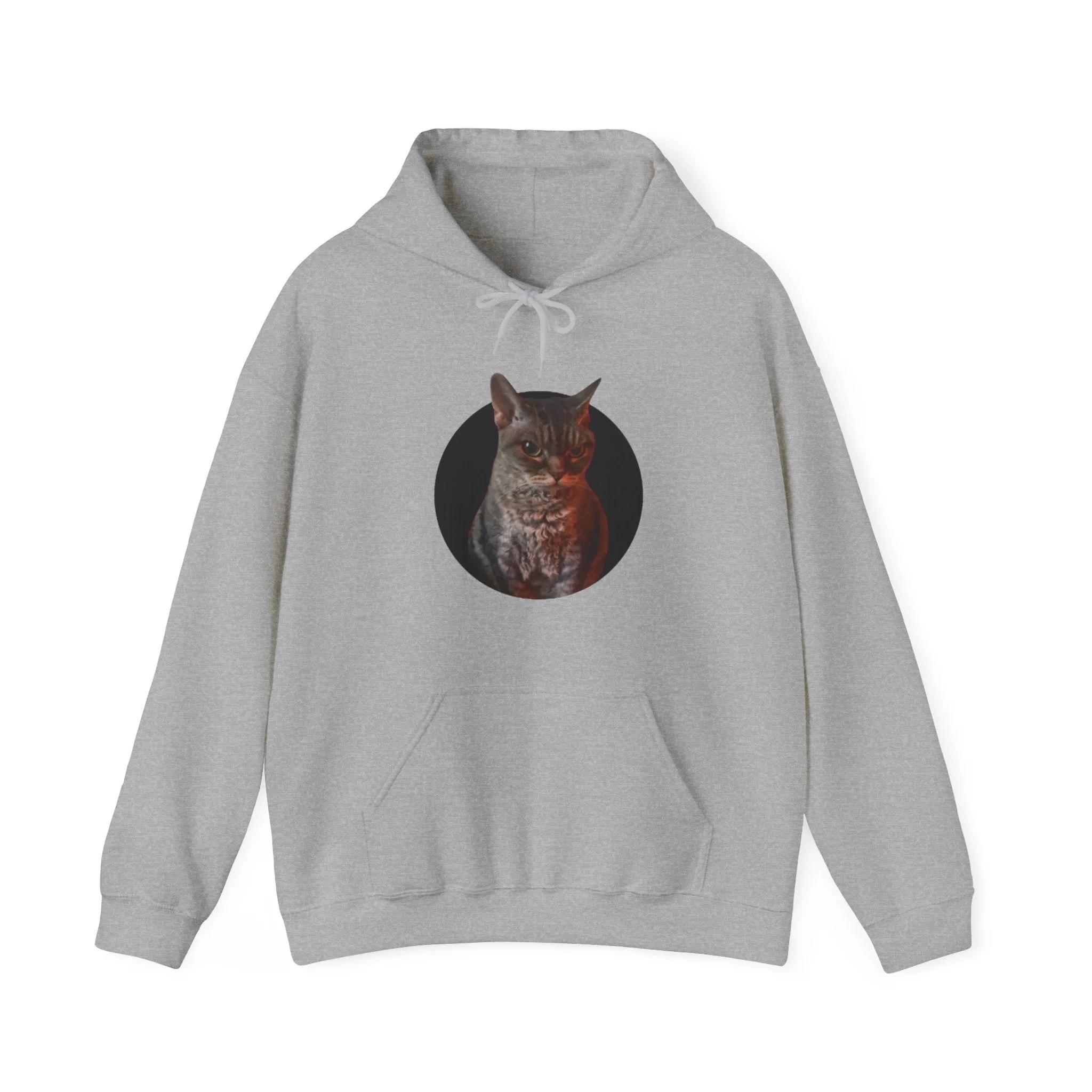 Angry Cat Meme Unisex Heavy Blend Hooded Sweatshirt