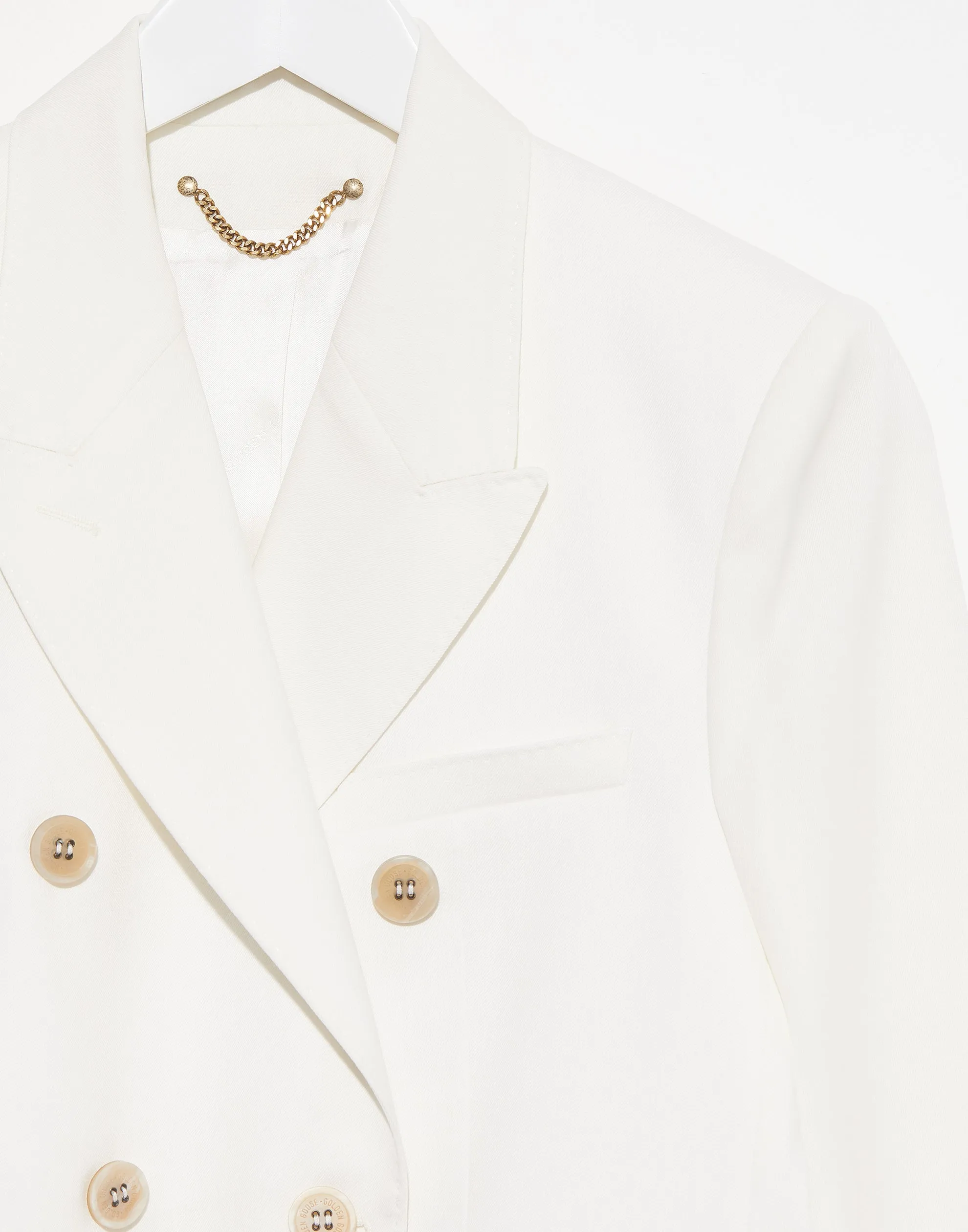 Arctic White Wool Blend Journey’s Blazer