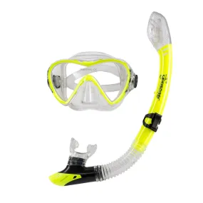 Aviator Mask and Snorkel Set - Yellow