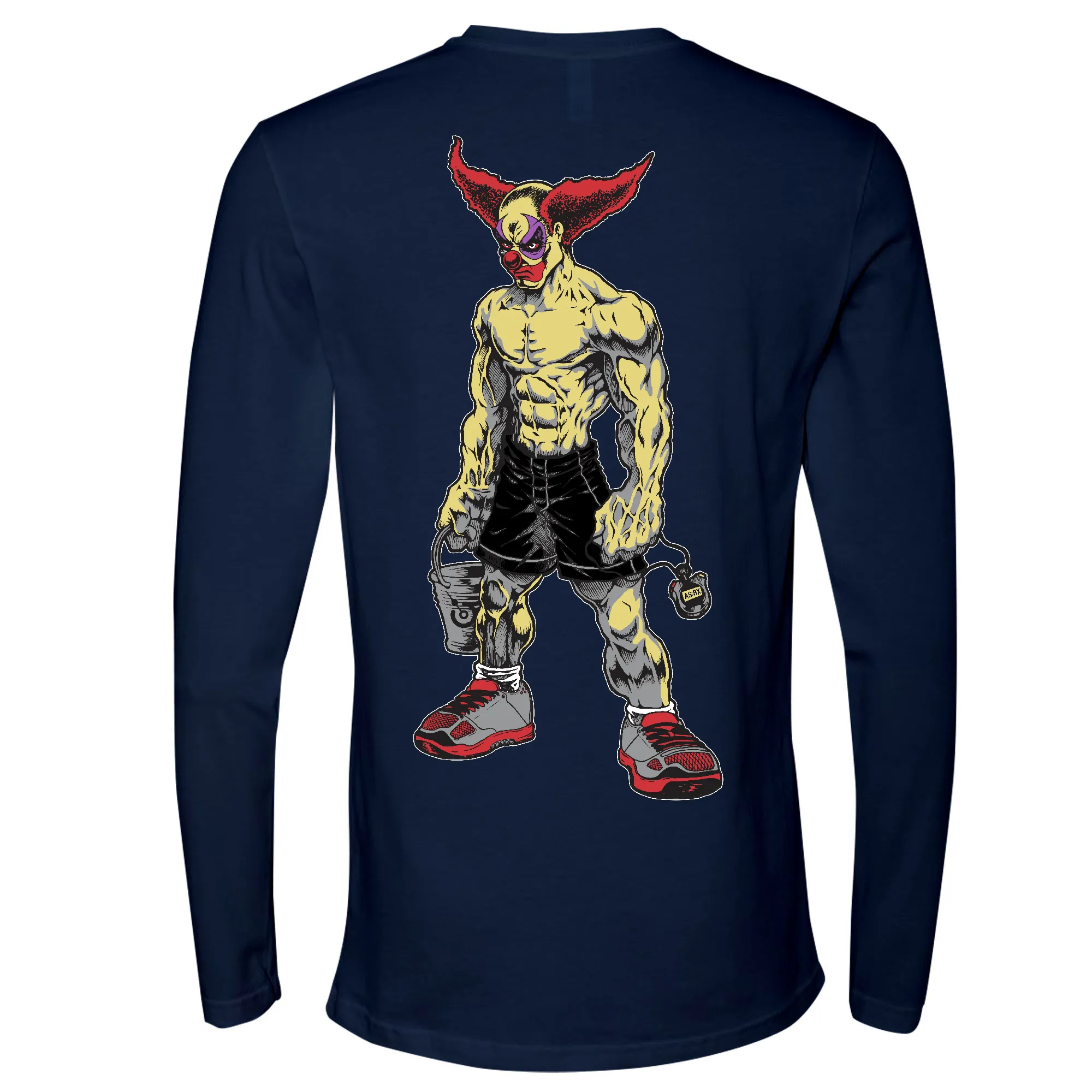 Badger CrossFit Pukie The Clown Mens - Long Sleeve