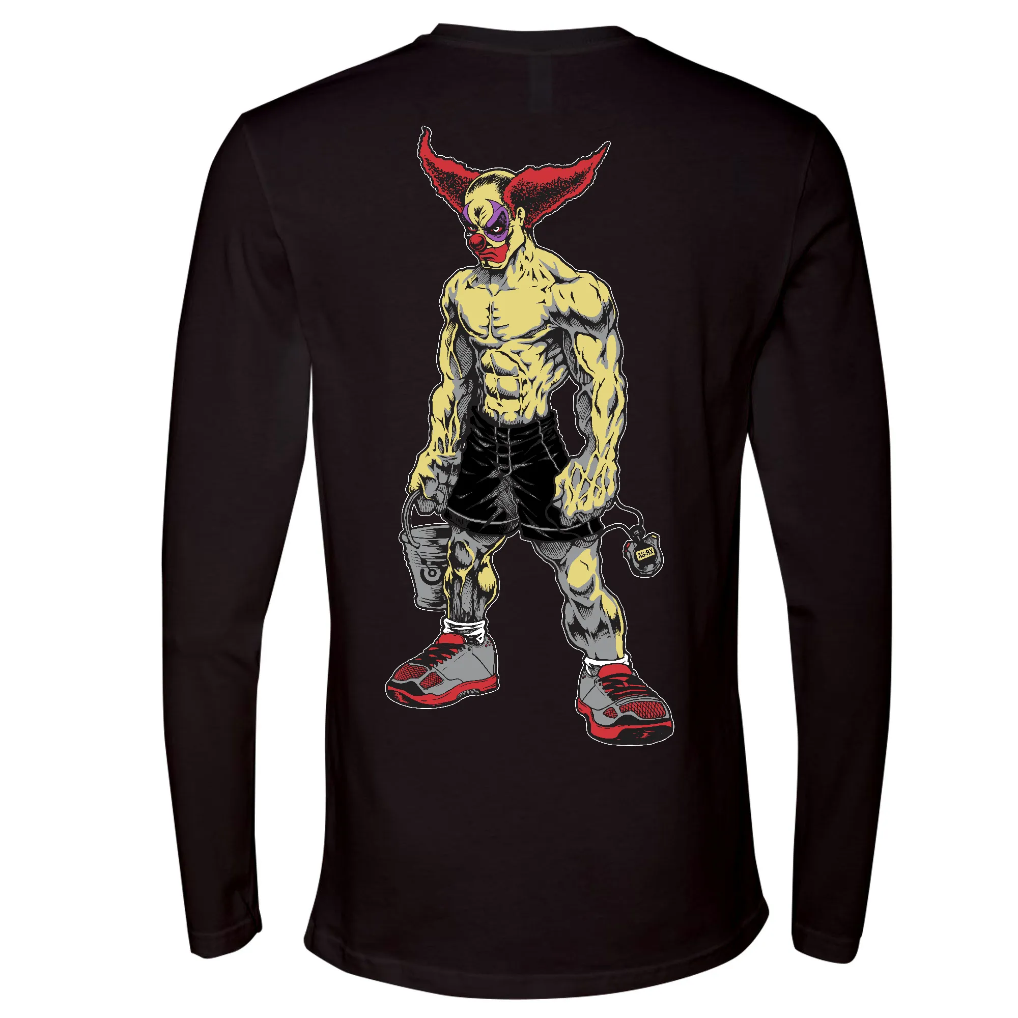 Badger CrossFit Pukie The Clown Mens - Long Sleeve