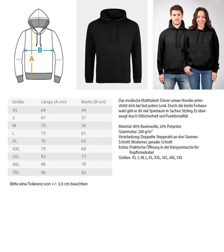 Bier und Gartenarbeit formte diesen wunderschönen Körper  - Unisex Kapuzenpullover Hoodie