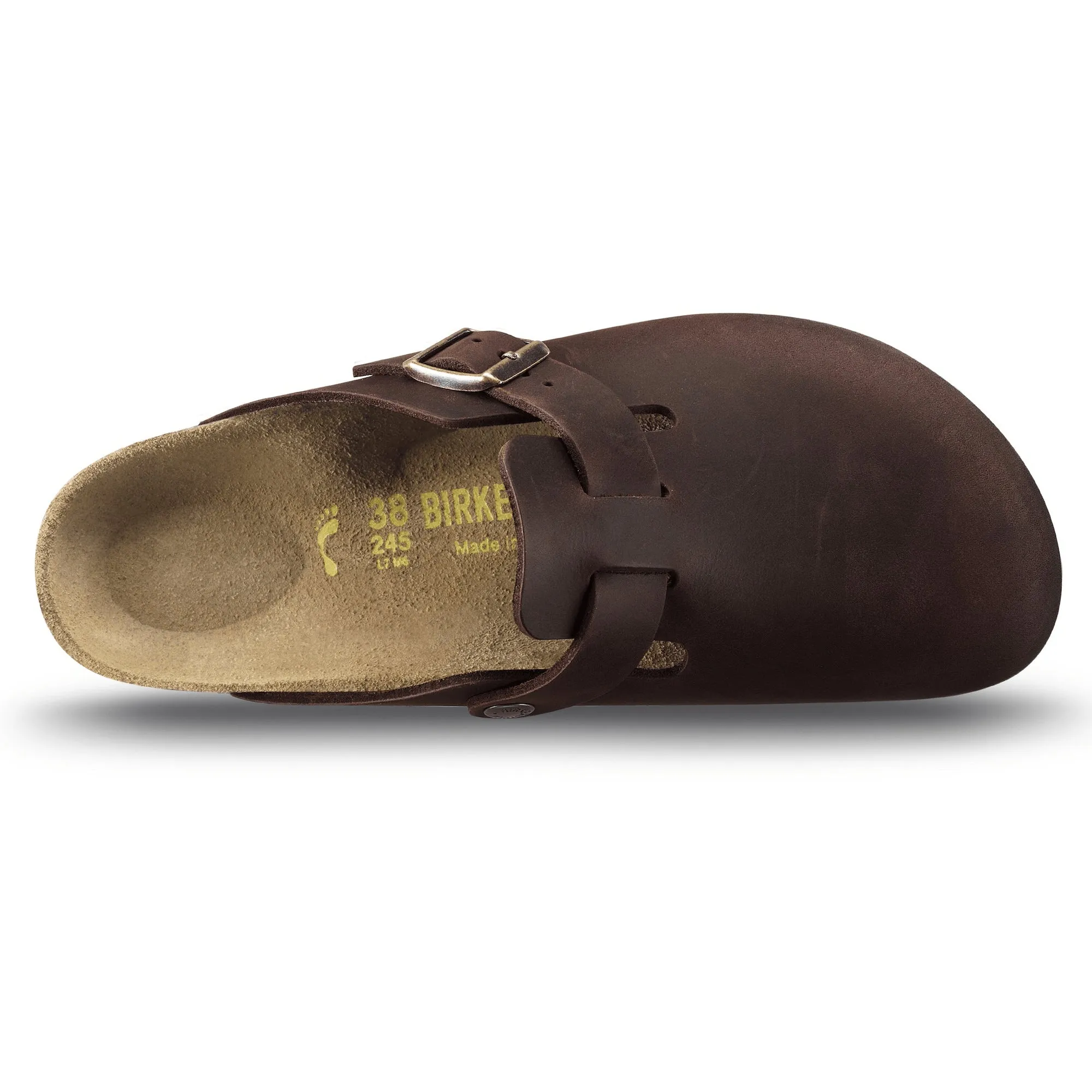 Birkenstock Classic, Boston, Narrow Fit, Oiled Leather, Habana