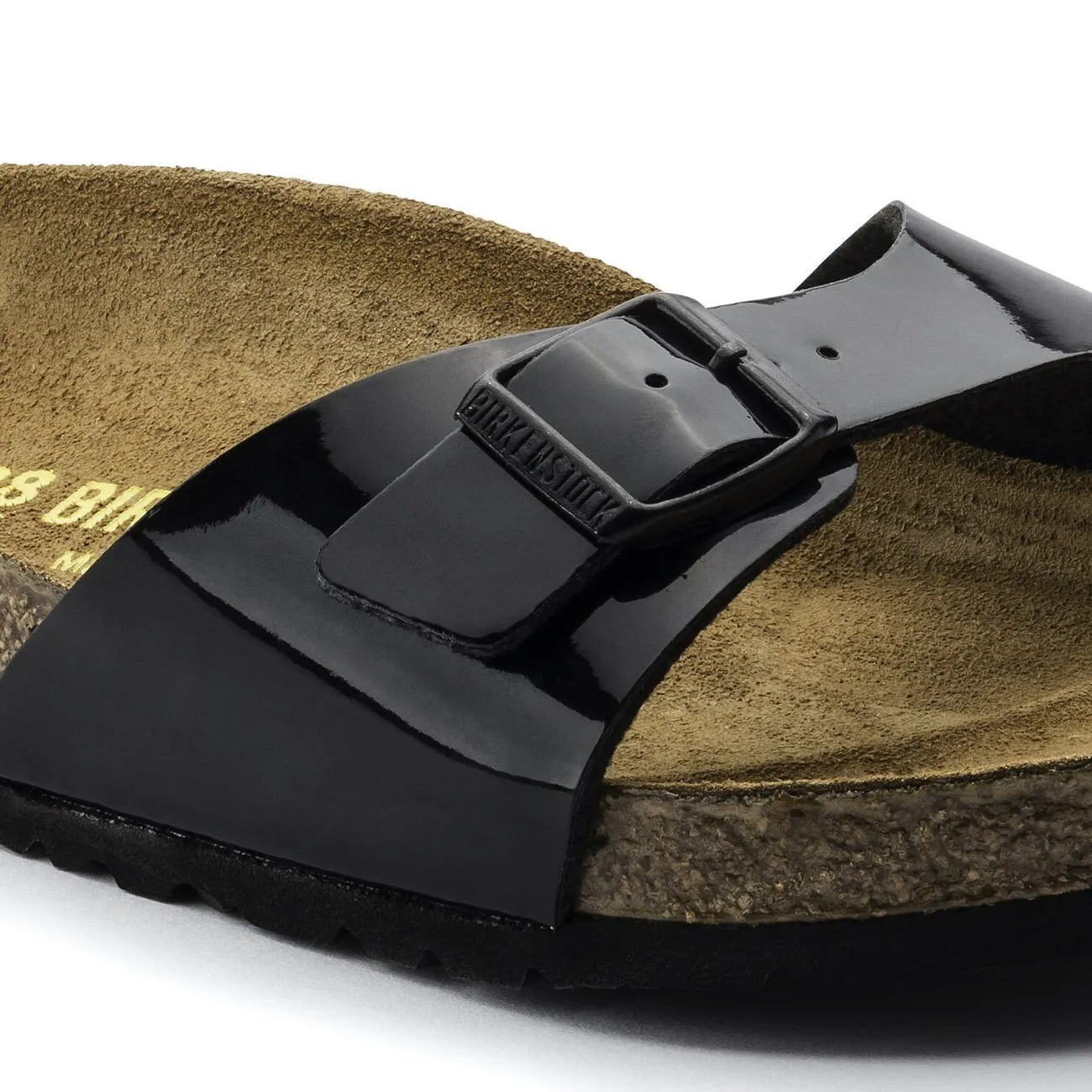 Birkenstock Classic, Madrid, Birko Flor, Narrow Fit, Black Patent