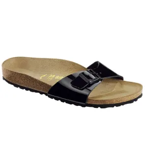 Birkenstock Classic, Madrid, Birko Flor, Narrow Fit, Black Patent