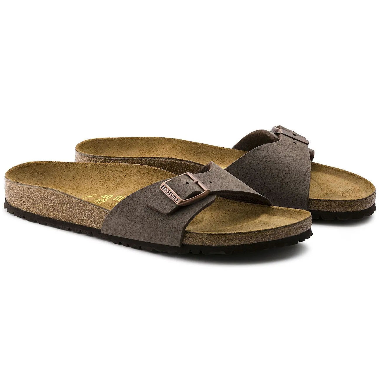 Birkenstock Classic, Madrid, Regular Fit, Birko-Flor Nubuck, Mocca