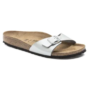 Birkenstock Classic, Madrid, Regular Fit, Birko-Flor, Silver