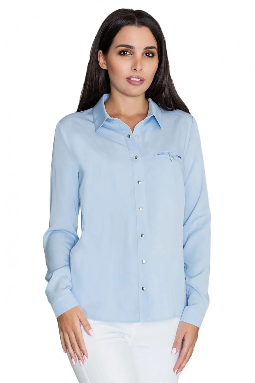 Camicia a manica lunga  model 111030 Figl