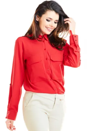 Camicia a manica lunga  model 129925 awama