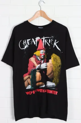 Cheap Trick 1994 'Woke Up With A Monster' Front Back Single Stitch Tee (L-XL)