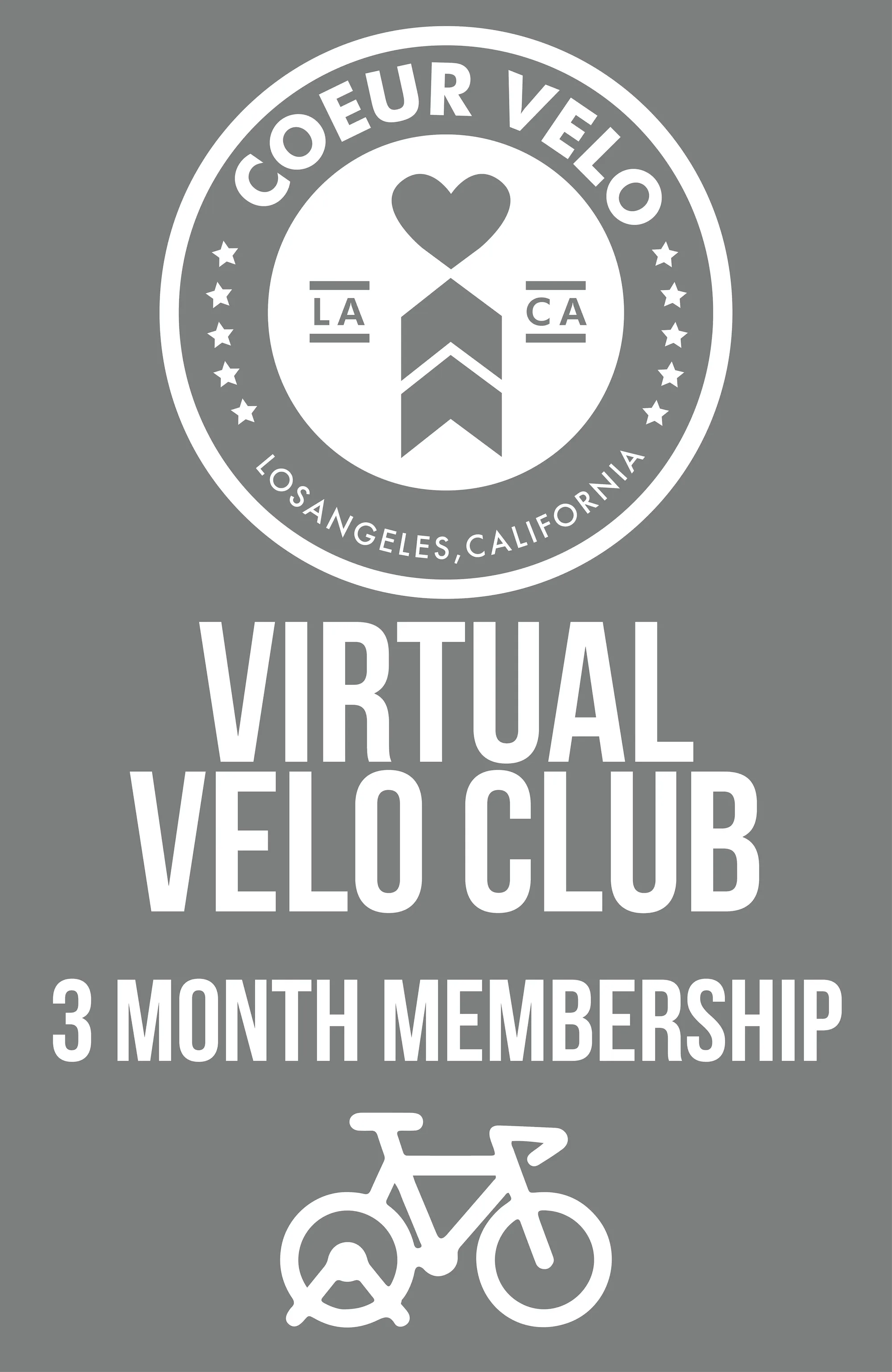 Coeur Virtual Velo Club - 3 month Membership