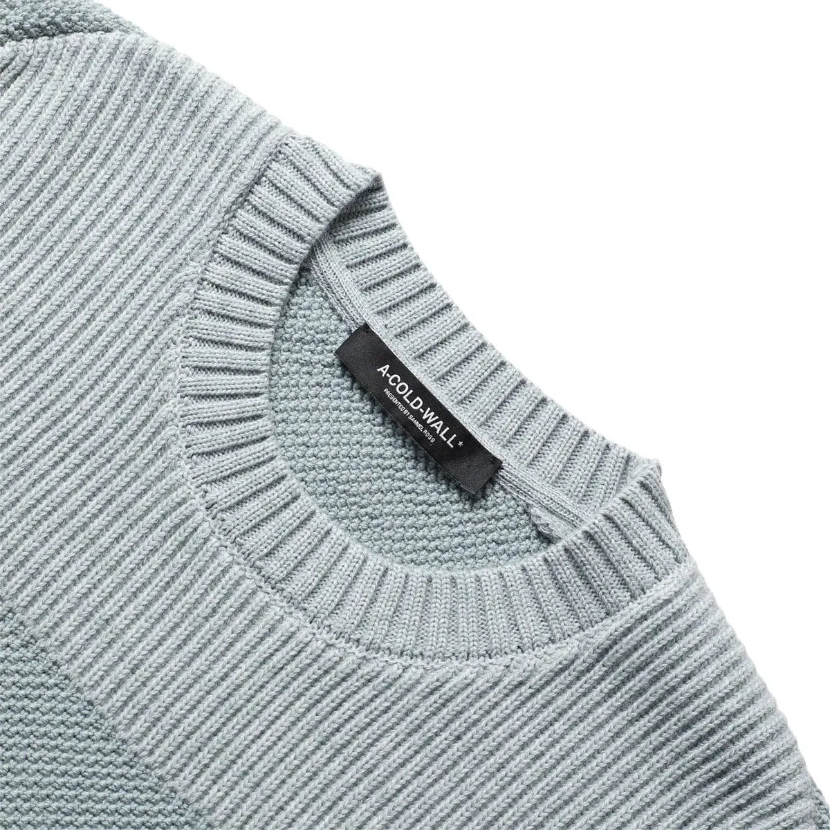 CONTRAST TECH KNIT CREWNECK