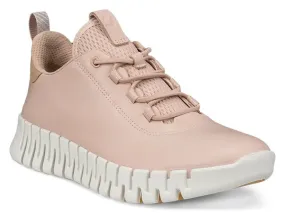 Ecco 218203-59530 Gruuv Womens Leather Lace Up Trainer