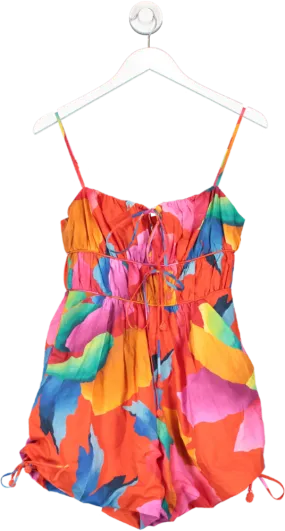 Farm Rio Multicoloured Abstract Pattern Romper UK XS