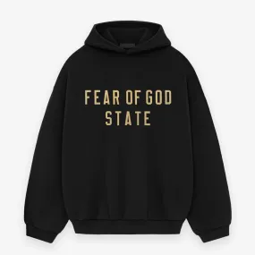 Fear of God Fleece Hoodie Black