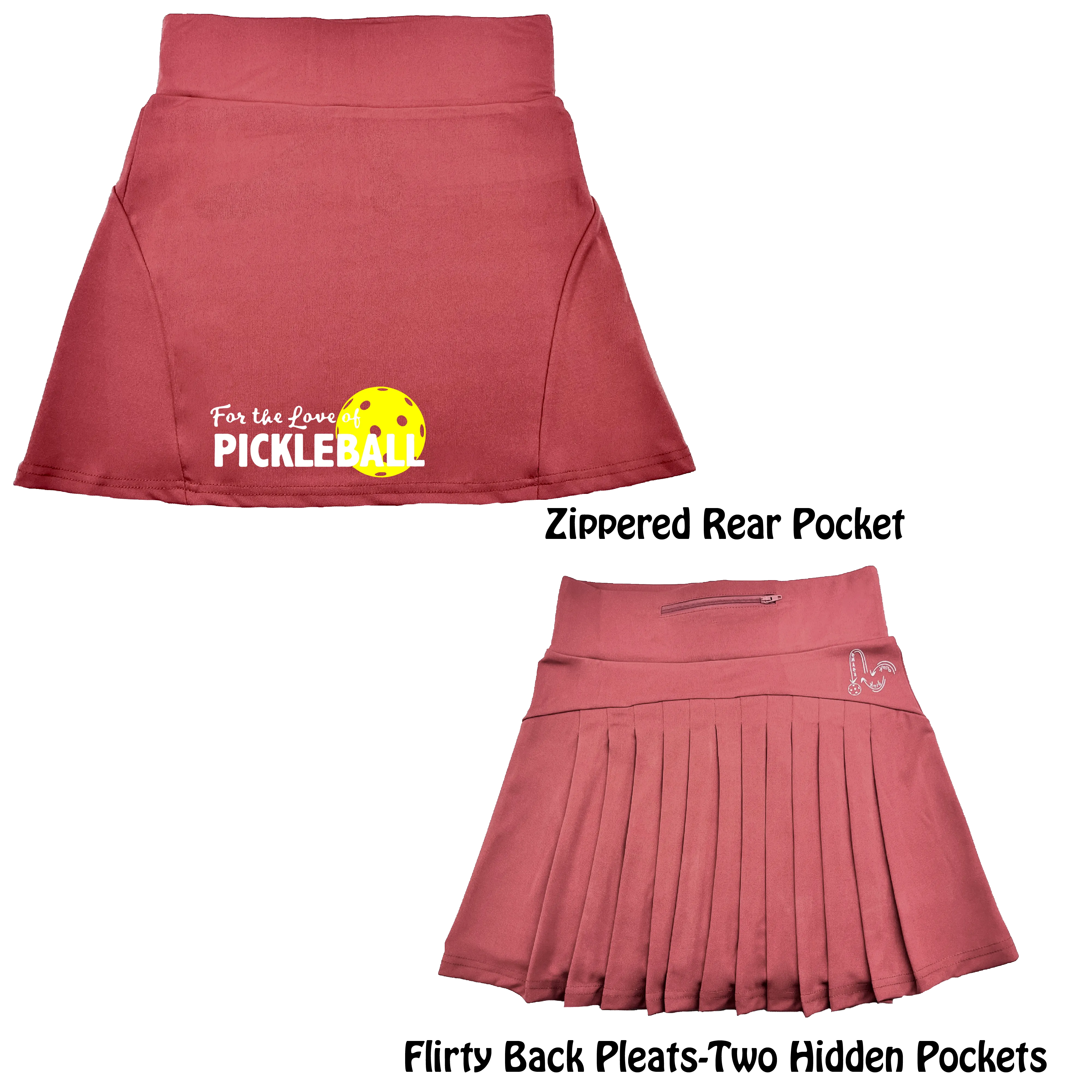 For The Love Of Pickleball | Women's Flirty Pickleball Skort