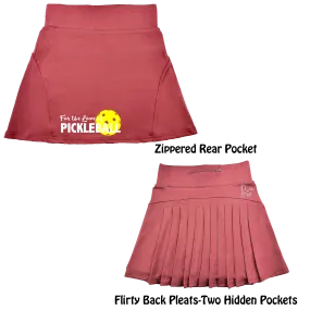 For The Love Of Pickleball | Women's Flirty Pickleball Skort