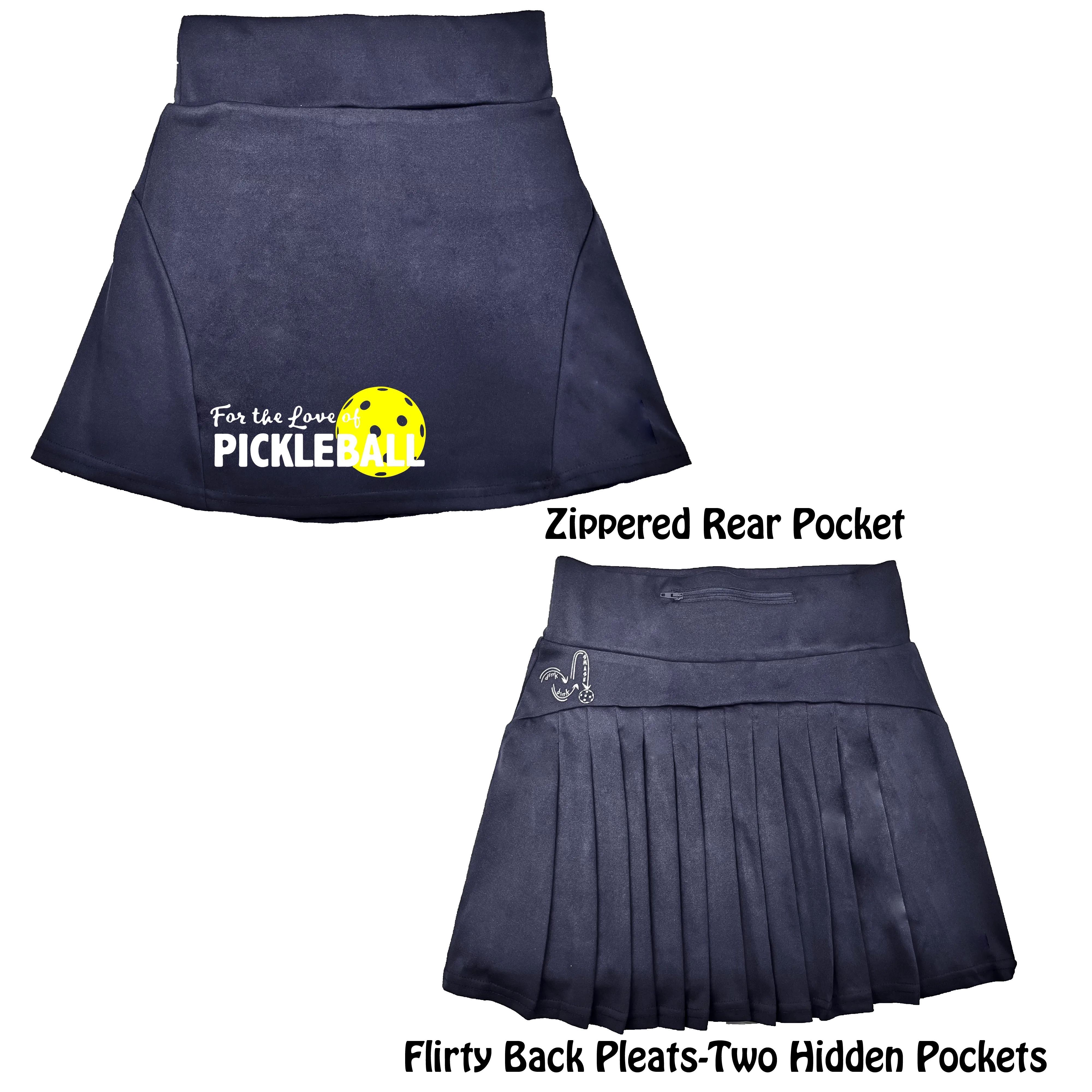 For The Love Of Pickleball | Women's Flirty Pickleball Skort