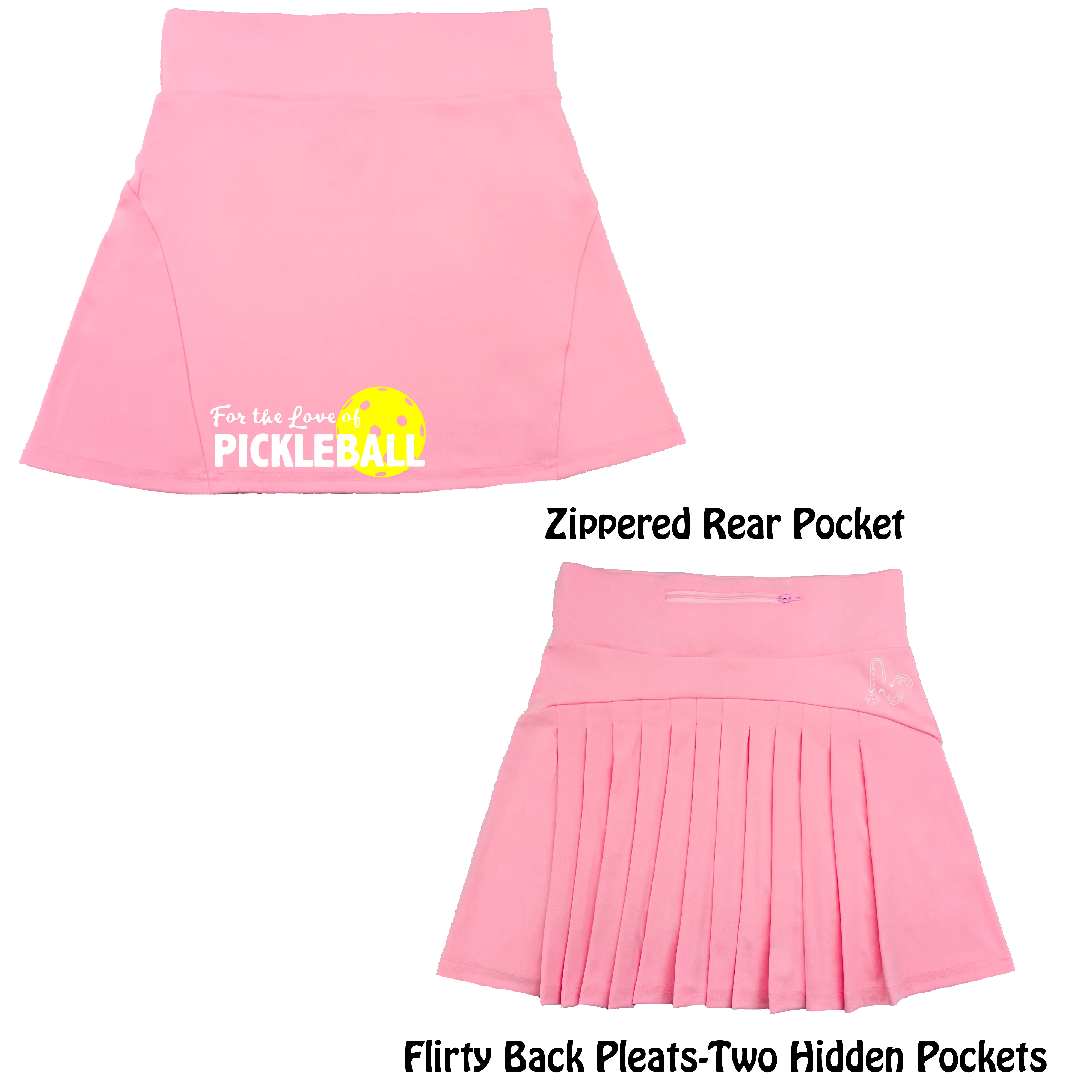 For The Love Of Pickleball | Women's Flirty Pickleball Skort