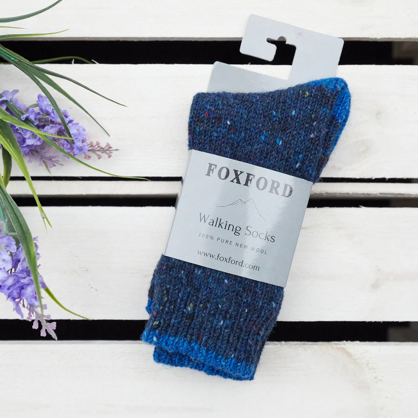 Foxford Ladies Walking Socks Navy