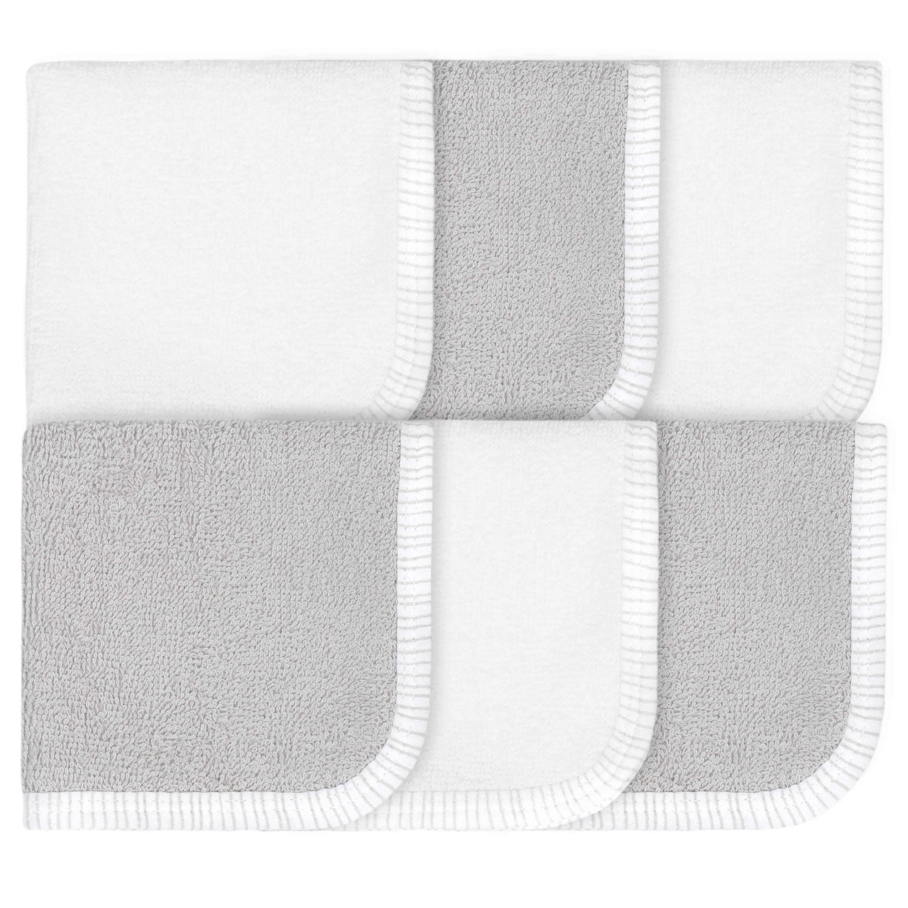 Gerber 6-Pack Baby Unisex Lamb Washcloths