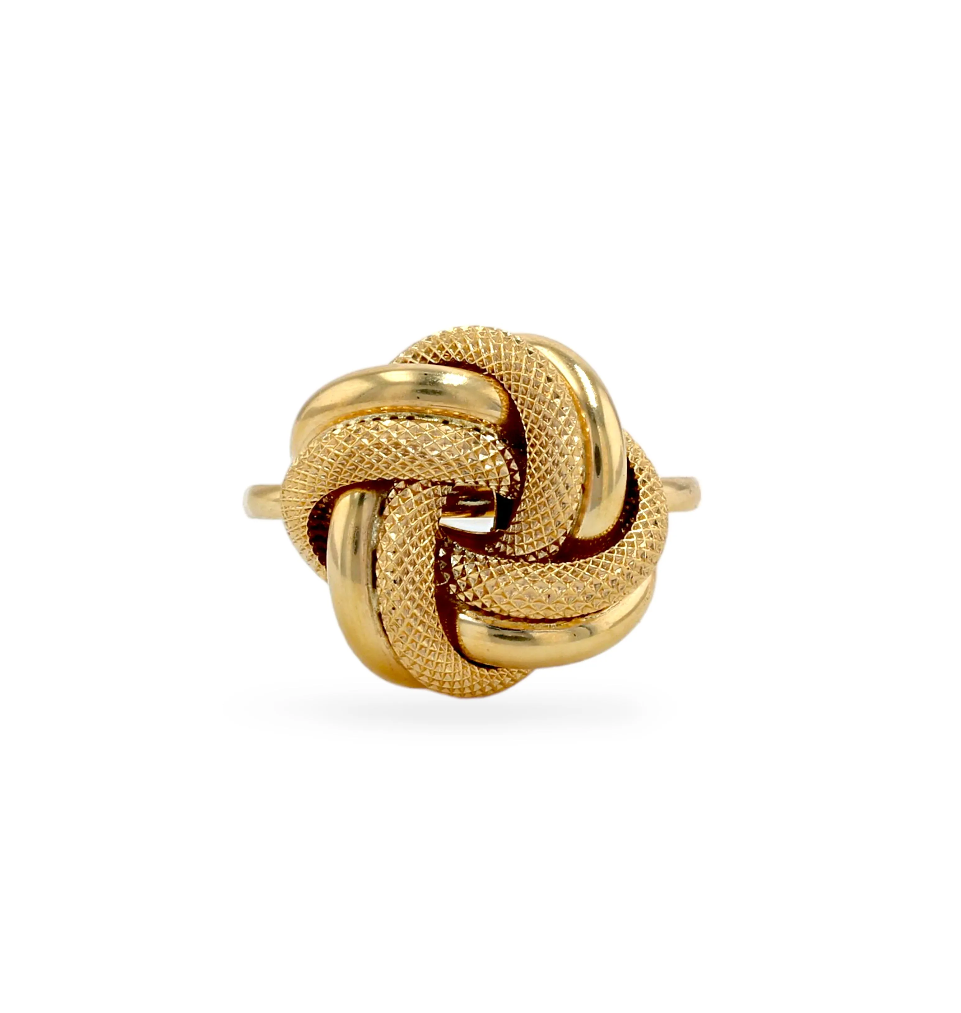 Gold 10k love nock ring