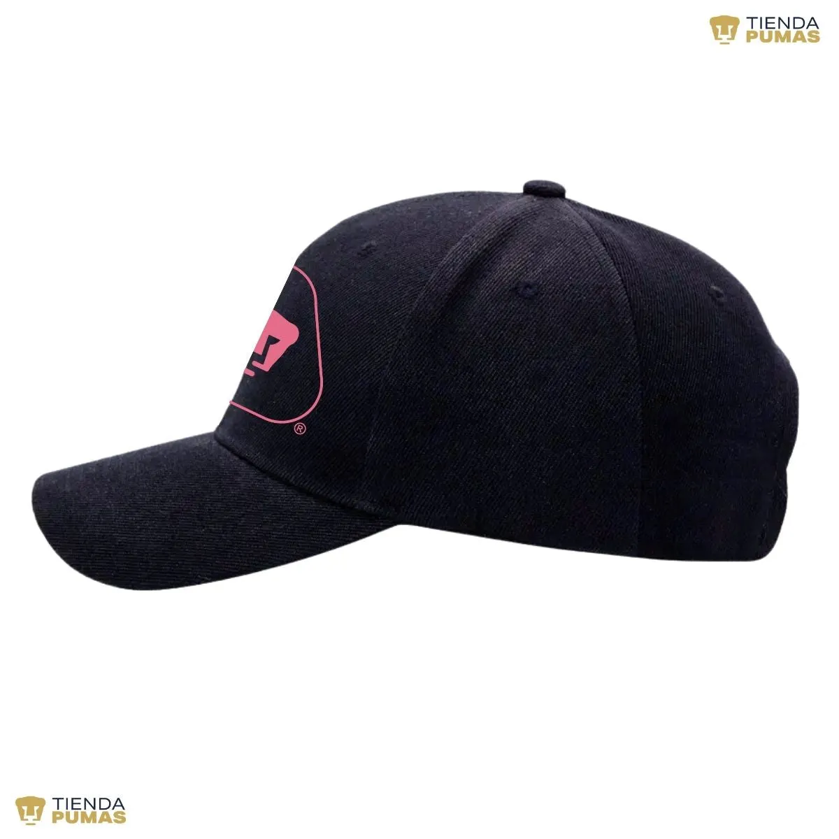 Gorra Pumas UNAM Hombre Mujer Ajustable Emblema Rosa 6 Vinil