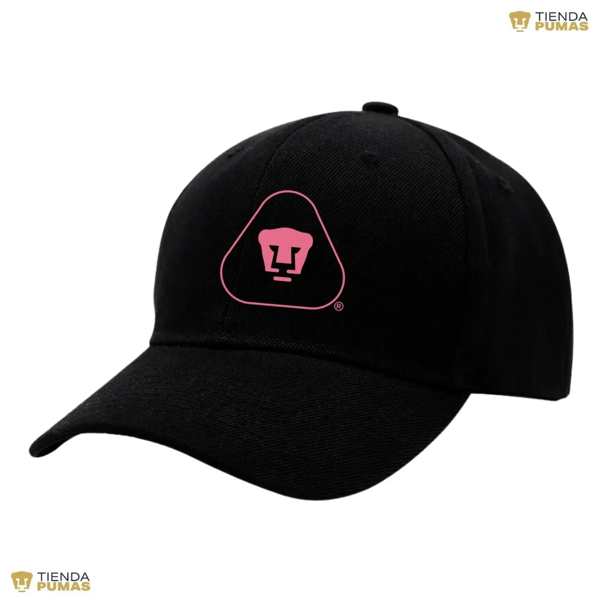 Gorra Pumas UNAM Hombre Mujer Ajustable Emblema Rosa 6 Vinil