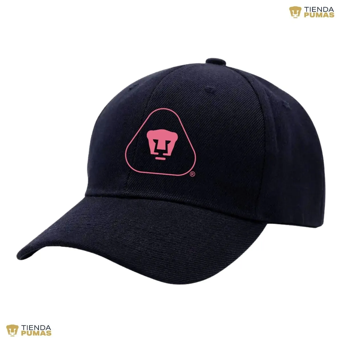 Gorra Pumas UNAM Hombre Mujer Ajustable Emblema Rosa 6 Vinil