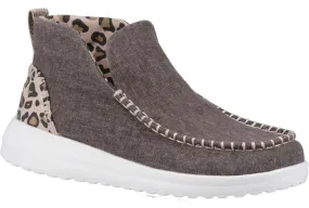 Hey Dude Denny Heavy Canvas 40209 Womens Slip On Ankle Boot