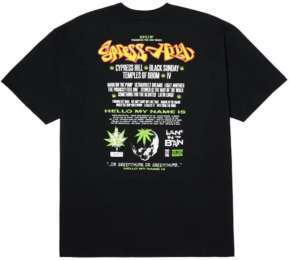 Huf x Cypress Hill Dr Greenthumb Tee / Black