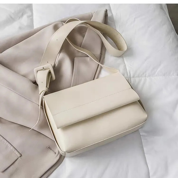 Khaki Ladies Soft Leather Bag 603