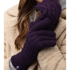 Ladies Willow Thermal Gloves - Purple