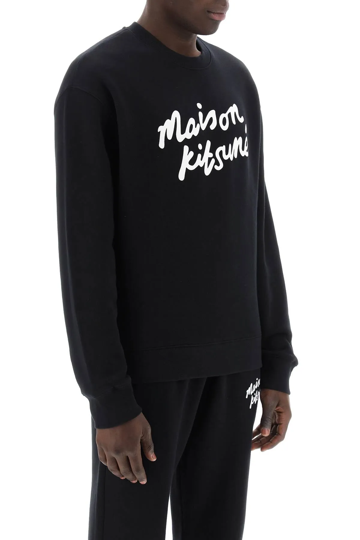 MAISON KITSUNE crewneck sweatshirt with logo