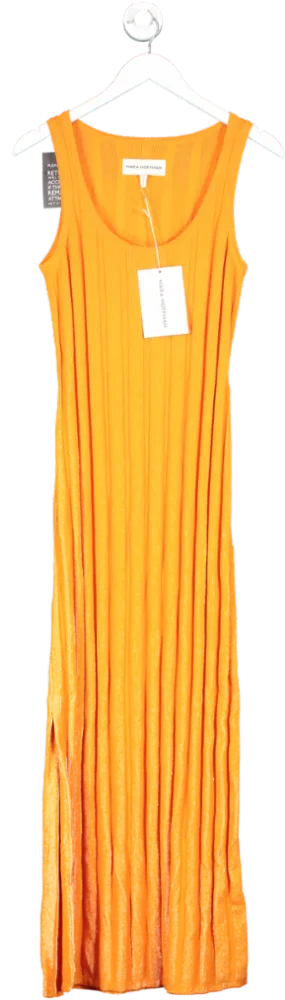 Mara Hoffman Orange Harlow Dress UK XS