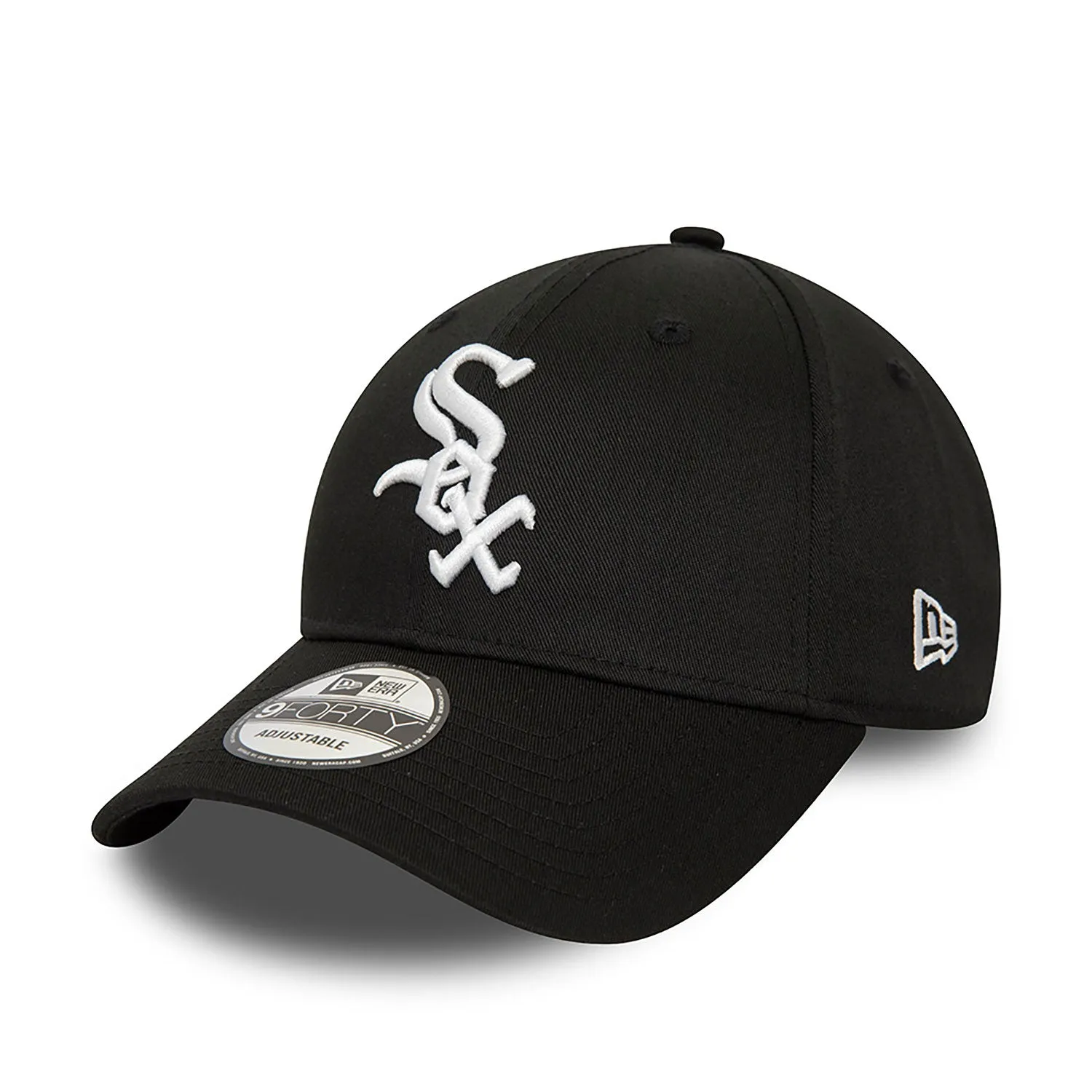 NEW ERA Chicago White Sox World Series World Series Patch Black 9FORTY Adjustable Cap