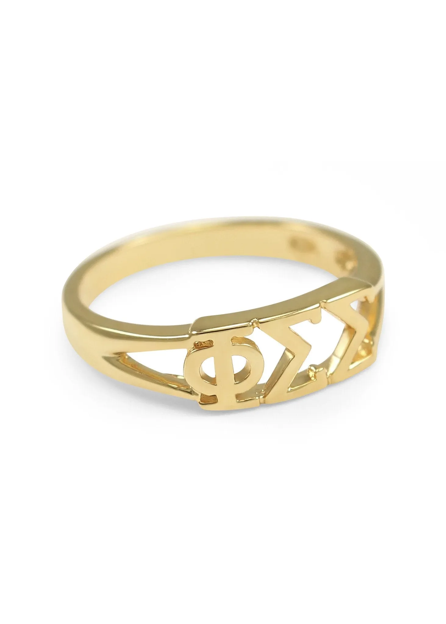 Phi Sigma Sigma Sunshine Gold Ring