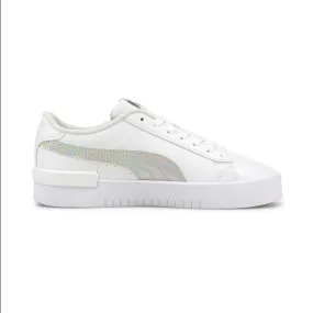 Puma girl's sneakers shoe Jada Rainbow 382661 01 white silver