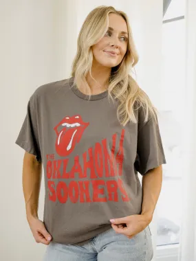 Rolling Stones OU Sooners Dazed Black Thrifted Tee