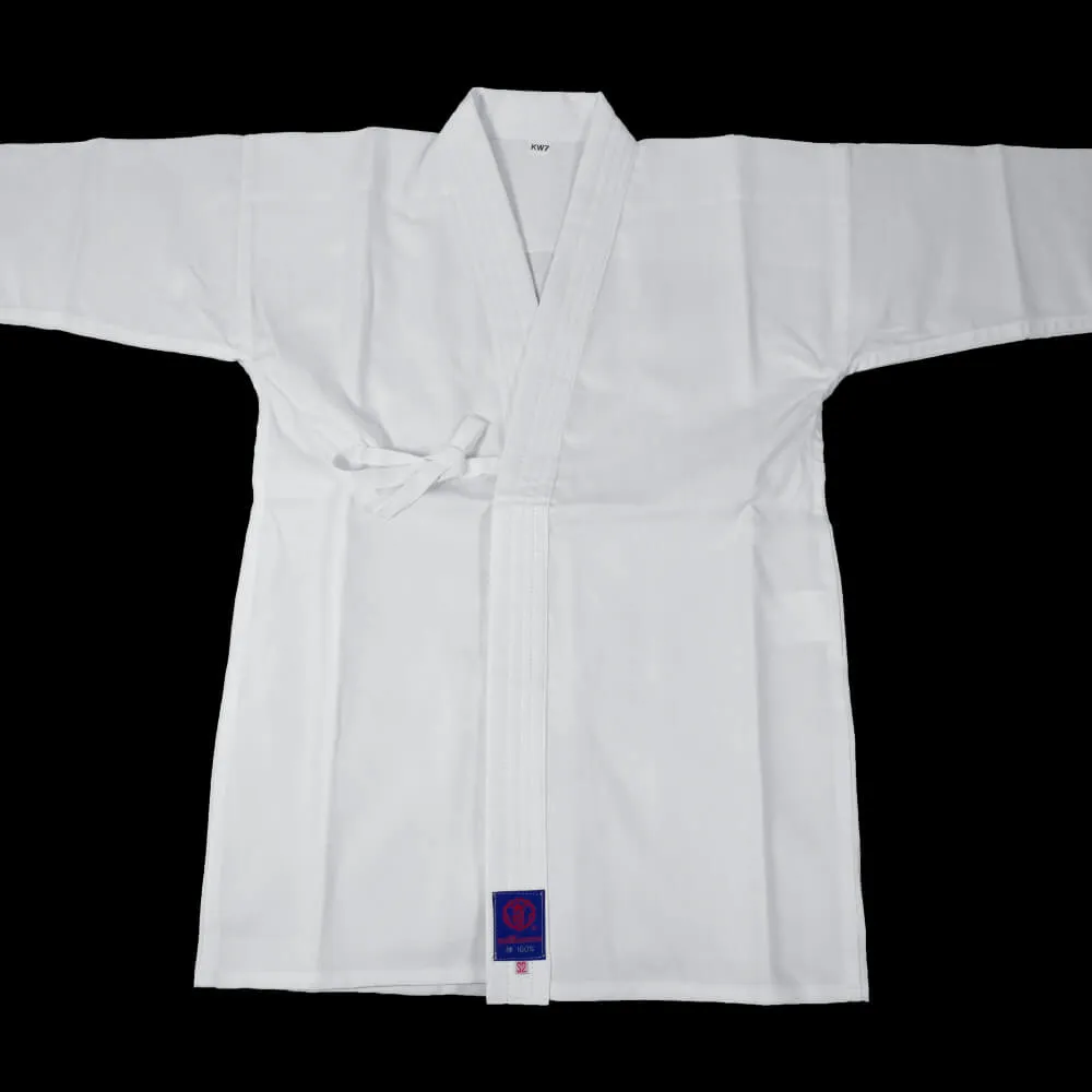 Single Layer Super Light White Cotton Kendogi - Jacket [For Women & Kids]