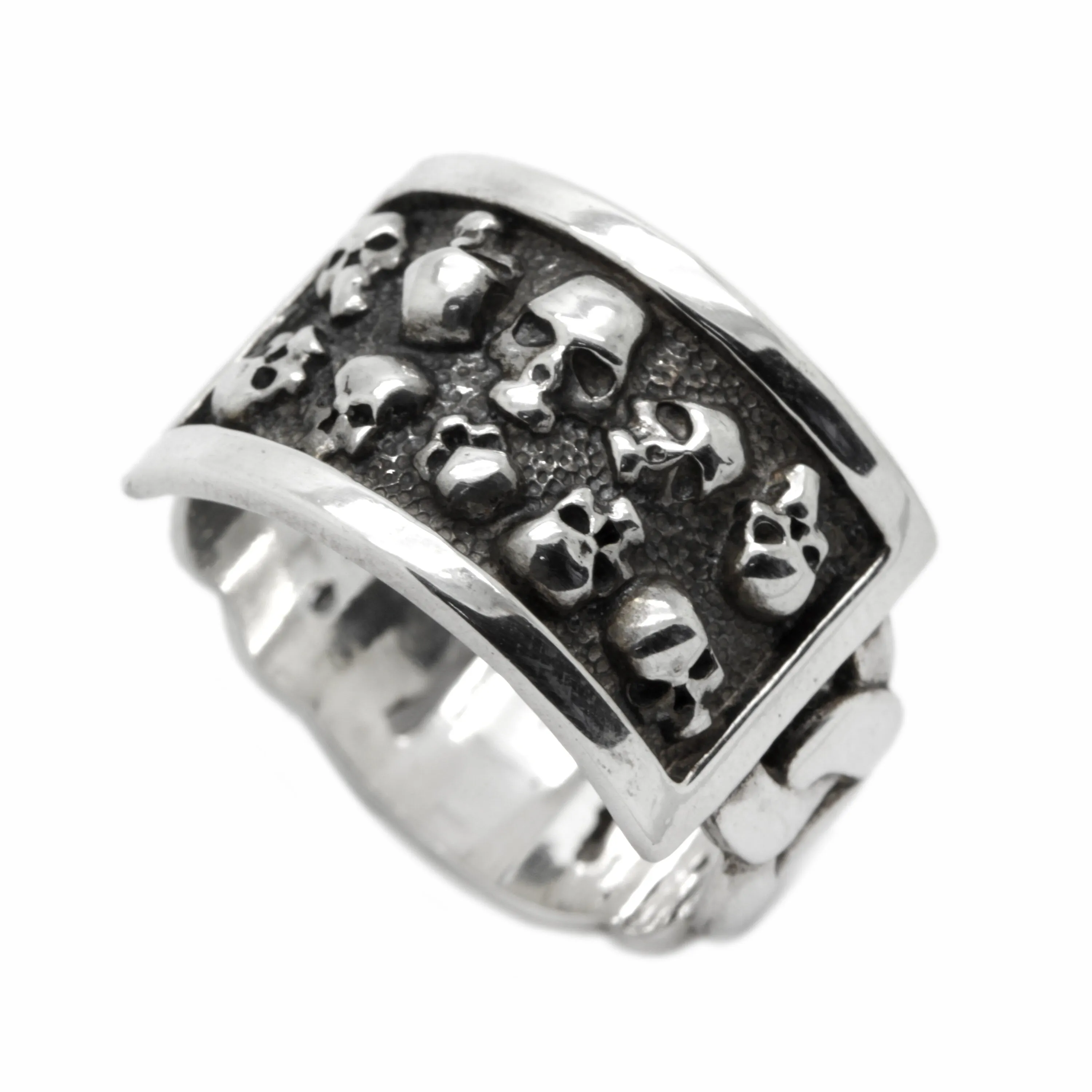 Skull Ring Vanitas Mens Silver 925