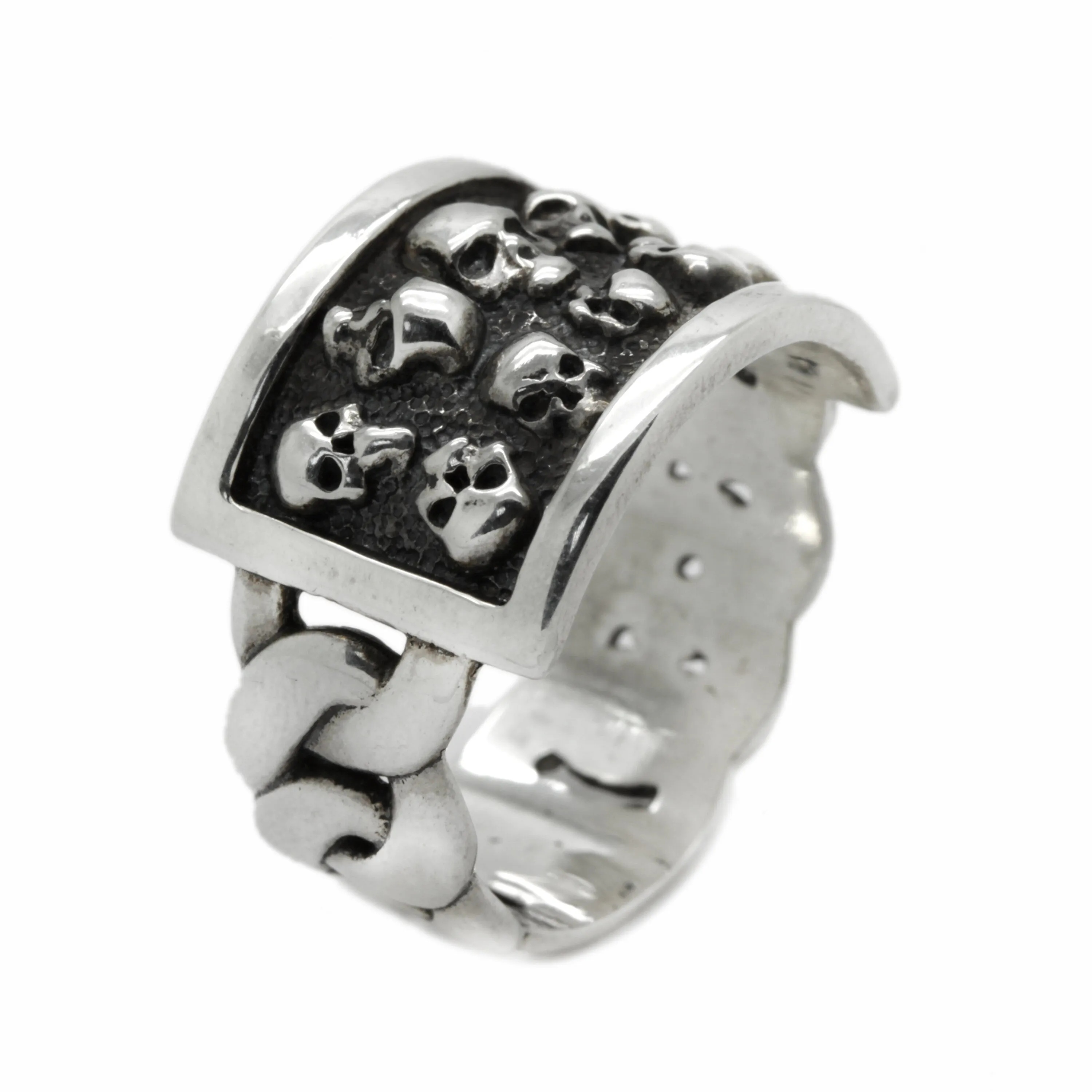 Skull Ring Vanitas Mens Silver 925