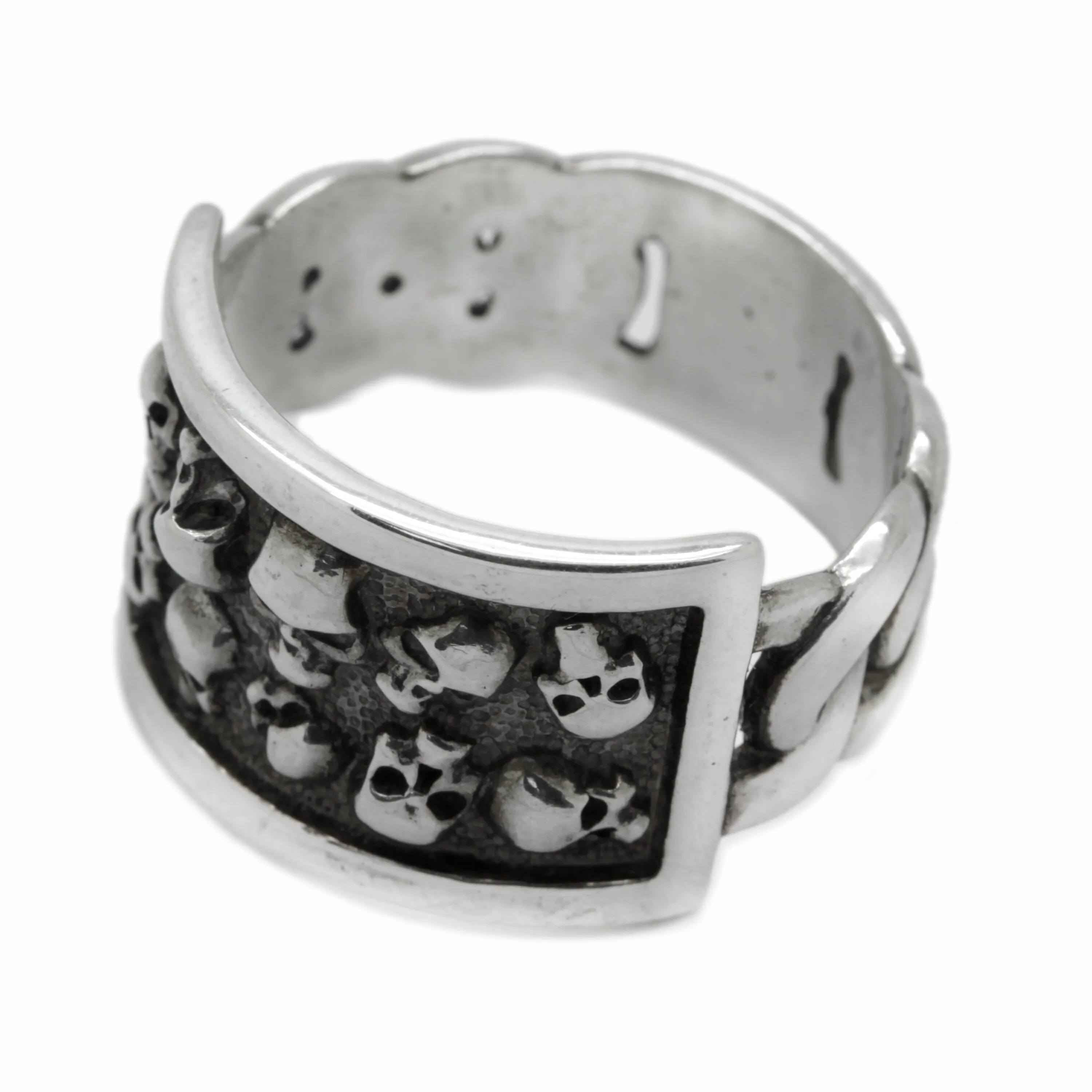 Skull Ring Vanitas Mens Silver 925