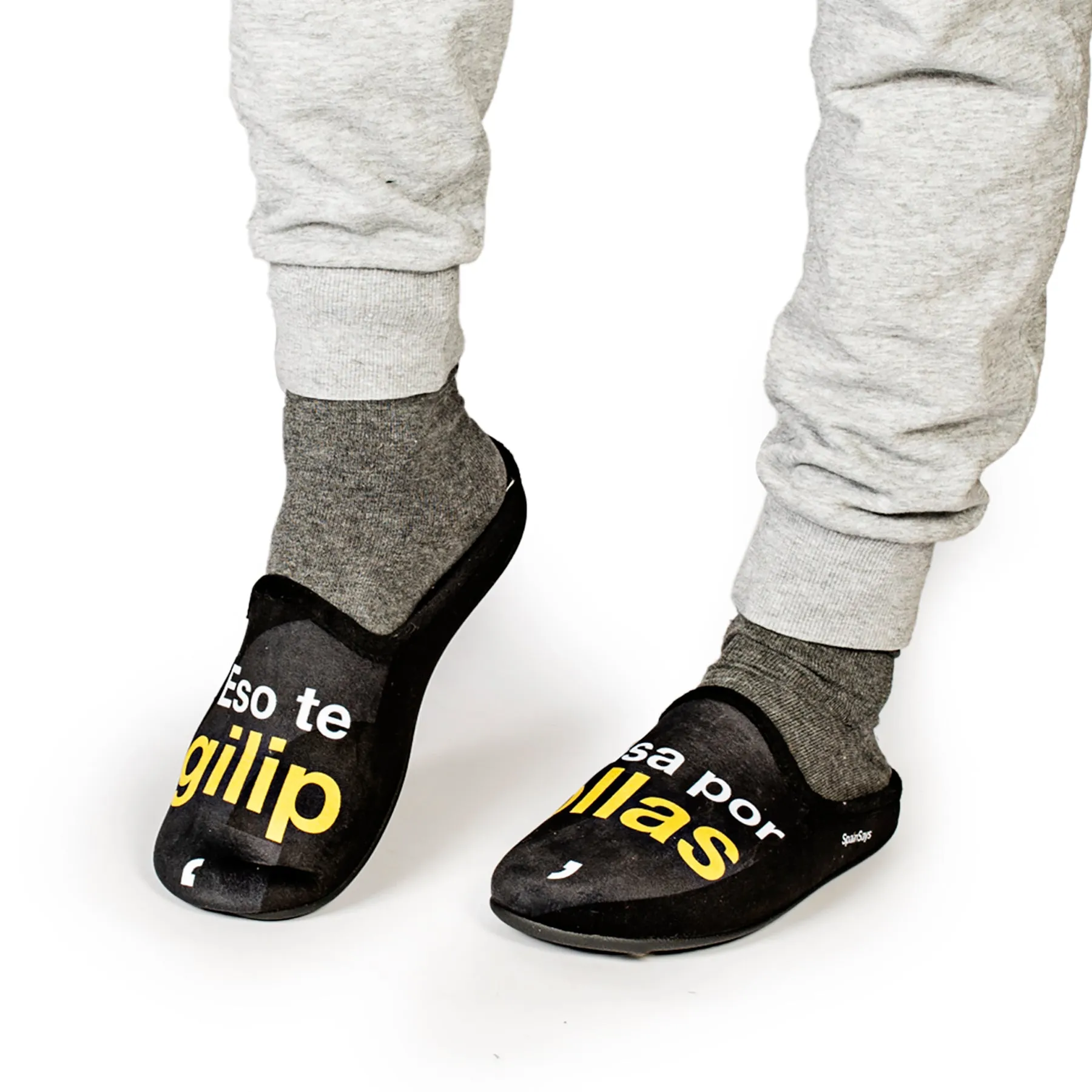 Slippers "Eso te pasa por gilipollas".