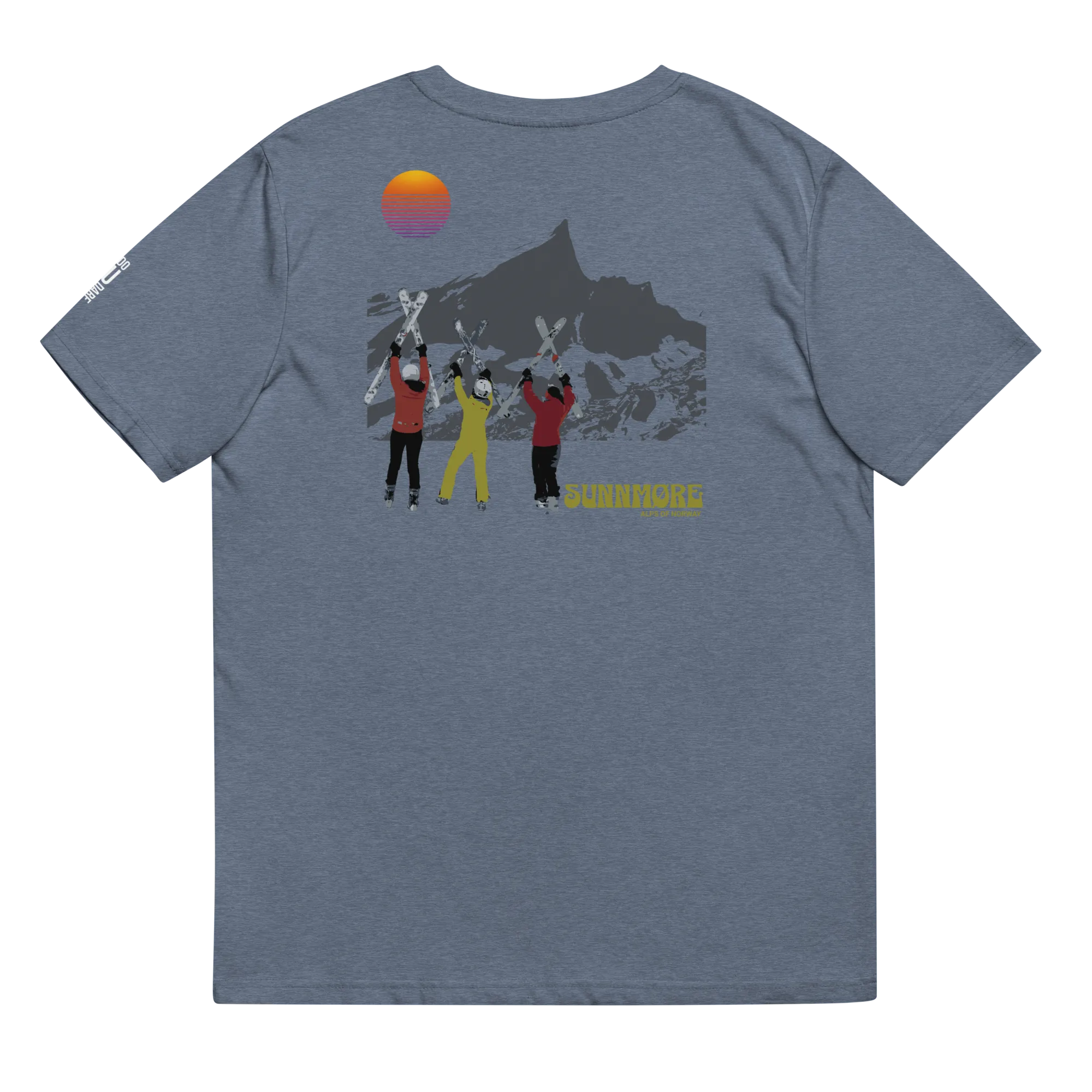 Slogen Mountain tee Unisex organic cotton t-shirt